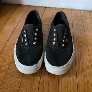 Spiked Vans Slip-on Sneakers